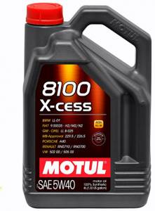 MOTUL 8100 X-CESS 5w40 SN/CF 4л. синтетика, масло моторное